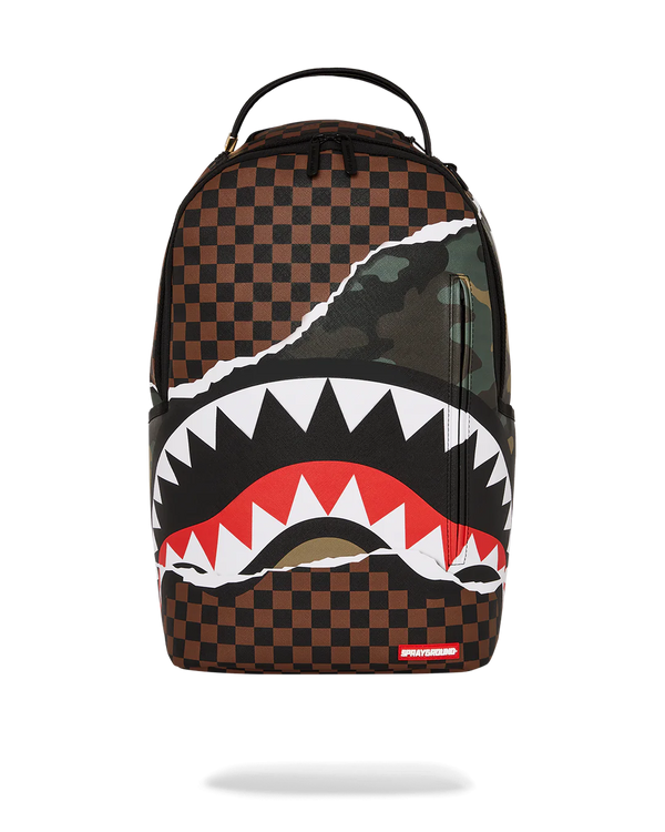 SPRAYGROUND 910B5930NSZ-1 UNSTOPPABLE ENDEAVORS III BACKPACK Tear It Up Check Camo Backpack