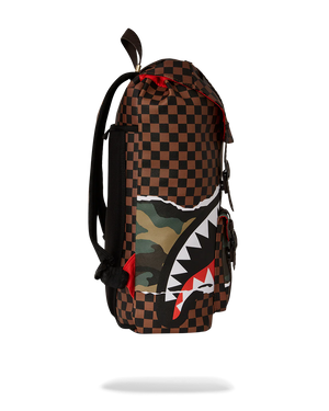 SPRAYGROUND 910B6130NSZ-1 UNSTOPPABLE ENDEAVORS III HILLS BACKPACK Tear It Up Check Camo Hills