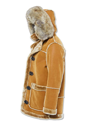 JORDAN CRAIG 91620 Denali Shearling Coat Jacket  Designers Closet