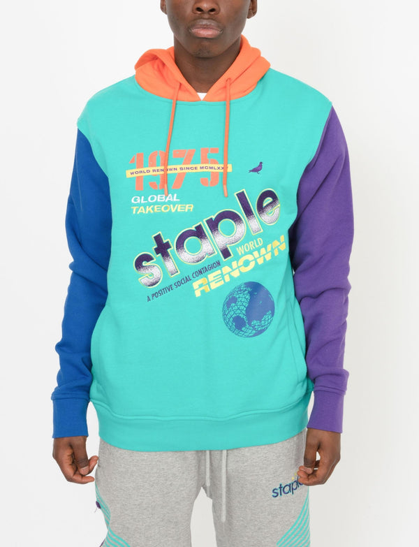 STAPLE 1911H5729 Takeover 75 Hoodie Mint  Designers Closet