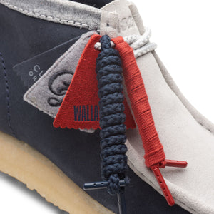 CLARKS 26165077 WallabeeBT VCY Navy/Grey Men's Shoes  Designers Closet