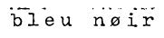 Bleu Noir White Black Logo