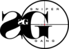 Sniper Gang Logo Black White