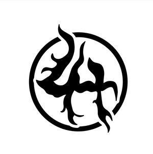 Losthills Black White Logo