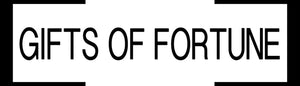 Gifts of Fortune Logo White and Black
