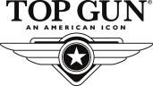 Top Gun Logo Black White