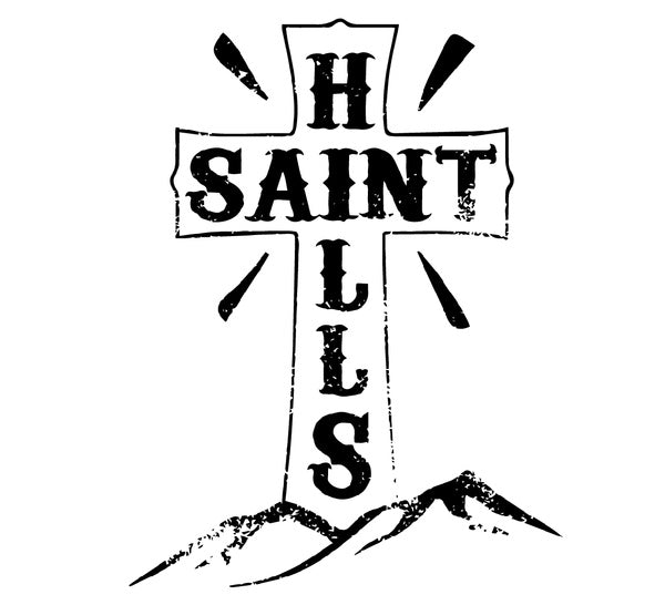 Saint Hills Logo Black White