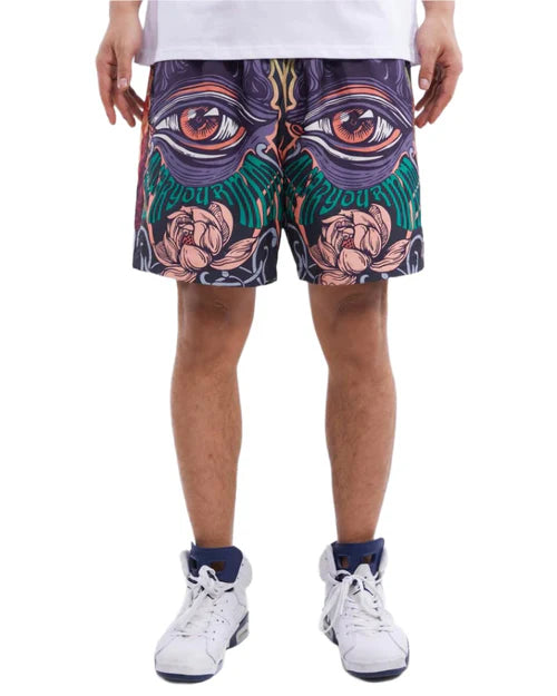 ROKU RK3480993 Fire Drip' Shorts Designers Closet