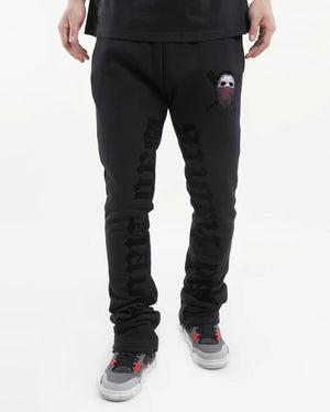 ROKU RK4481066 Bad Habits Stacked Sweats BLK / S Designers Closet