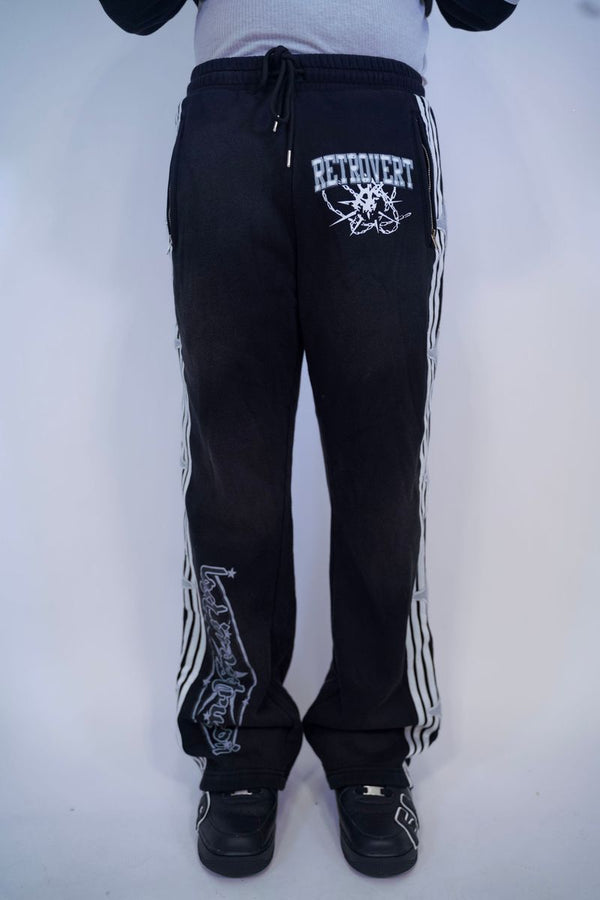 RETROVERT FW24 17 Destruction Pants Black Designers Closet