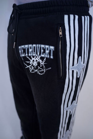 RETROVERT FW24 17 Destruction Pants Black Designers Closet