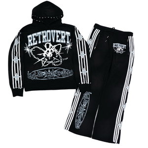 RETROVERT FW24 17 Destruction Pants Black Designers Closet