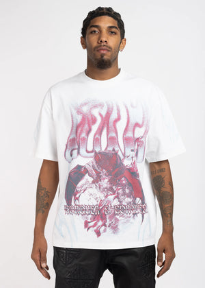 GUAPI Ghost White Conquer Tee Designers Closet