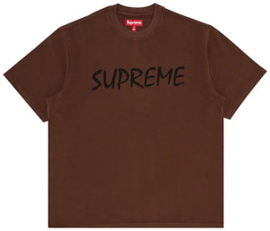 SUPREME FW24KN89 FTP Slub Top Tee BROWN / S Designers Closet