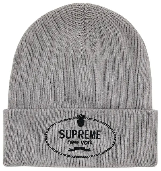 Supreme Supreme Crest Beanie Black | Grailed