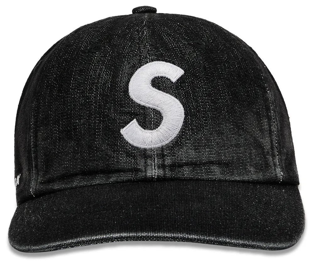 supreme Cordura Denim S Logo 6-Panel 黒 1621260_01_jpg_2048x.webp?v=