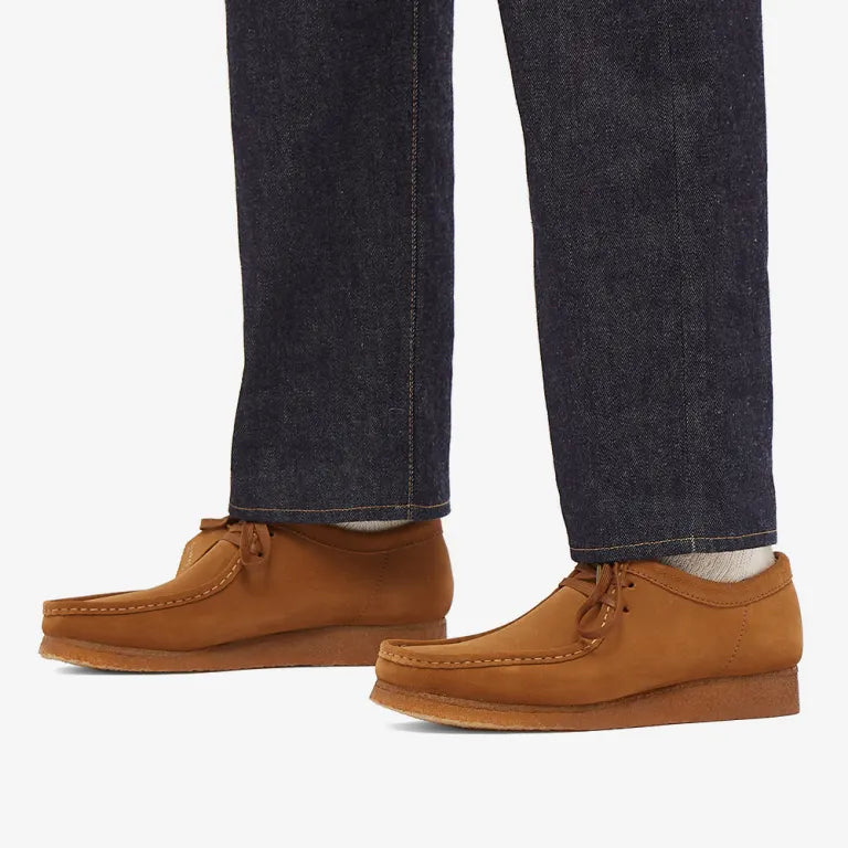 Clarks cola suede on sale
