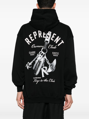 REPRESENT MLM4240-001 Keys To The Club Hoodie Designers Closet