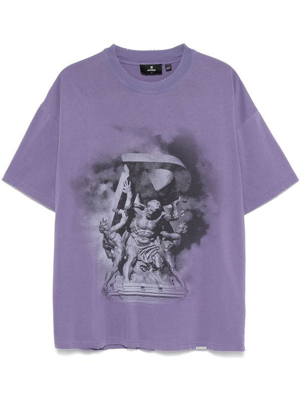 REPRESENT MLM4234-057 Atlas T-Shirt PURPLE / S Designers Closet