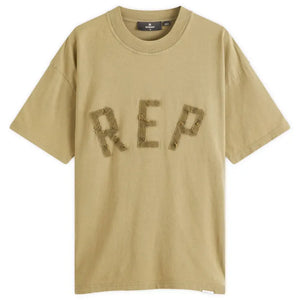 REPRESENT MLM4252-231 Rep Applique T-Shirt FAWN / S Designers Closet