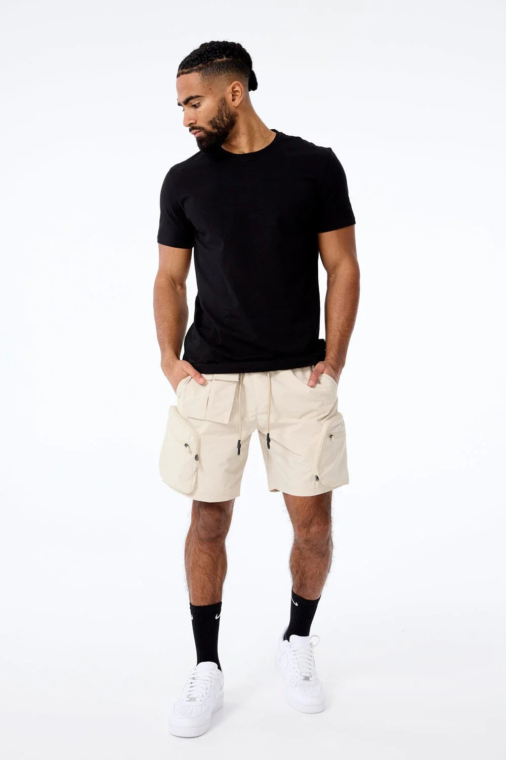 Jordan Craig Retro Altitude Cargo Shorts Black M