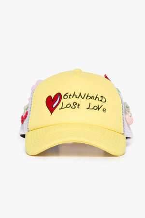 6NBRHD 6TH-H3801 Lost Trucker Hat YLLW / OS Designers Closet