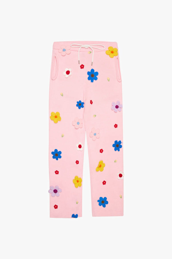 6NBRHD 6TH-P3801 Bloom Knit Pants PINK / S Designers Closet