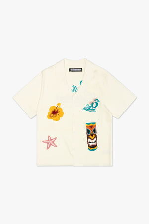 6NBRHD 6TH-W5102 Tropics Woven CREAM / S Designers Closet