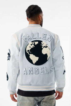 JORDAN CRAIG 91647 Fallen Angels Varsity Jacket  Designers Closet