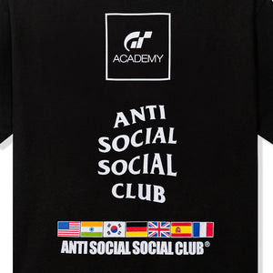 ANTI SOCIAL ASSC23GTSS04 ASSC & Gran Turismo Flag Tee  Designers Closet