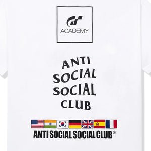 ANTI SOCIAL ASSC23GTSS03 ASSC & Gran Turismo Flag Tee  Designers Closet