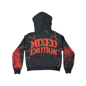 MIXED EMOTION Acid Wash “Deserted” Hoodie Designers Closet