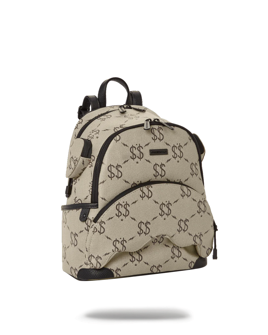 Sprayground Money Checkered Savage Backpack in White