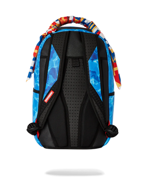 SPRAYGROUND 910B5796NSZ DEEPSEA ESCAPE BACKPACK W/REMOVABLE SCARF  Designers Closet