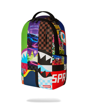 SPRAYGROUND 910B5799NSZ-SHARK MASTERPIECES BACKPACK Designers Closet