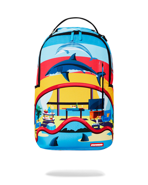 SPRAYGROUND 910B5866NSZ-REALTOR SHARK DLXSR BACKPACK Designers Closet