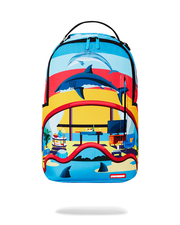 SPRAYGROUND 910B5866NSZ-REALTOR SHARK DLXSR BACKPACK Designers Closet