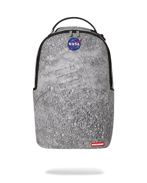 SPRAYGROUND 910B6438NSZ-1 STEP INTO THE FUTURE - NASA COLLAB MOON SHARK 3D MOLDED NASA Moon Landing Foot  Designers Closet