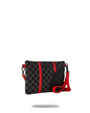 SPRAYGROUND 910B6473NSZ-1 MONACO SHARK CLUB CROSSOVER CLUTCH W/ SHOULDER STRAP Raceway 3 Crossover Clutch  Designers Closet