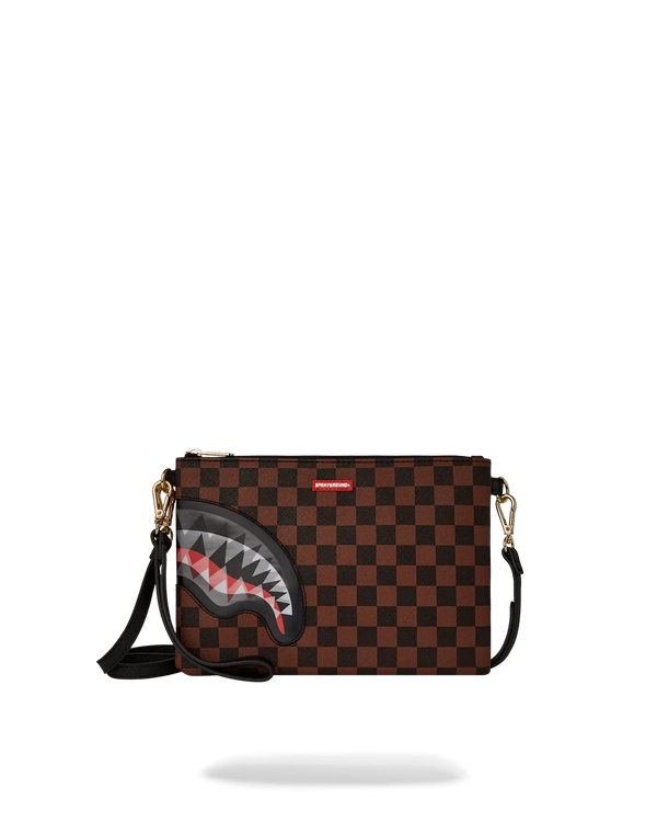 SPRAYGROUND 910B6524NSZ-1 LENTICULAR EFFECTS CROSSOVER CLUTCH W/ SHOULDER STRAP  Designers Closet