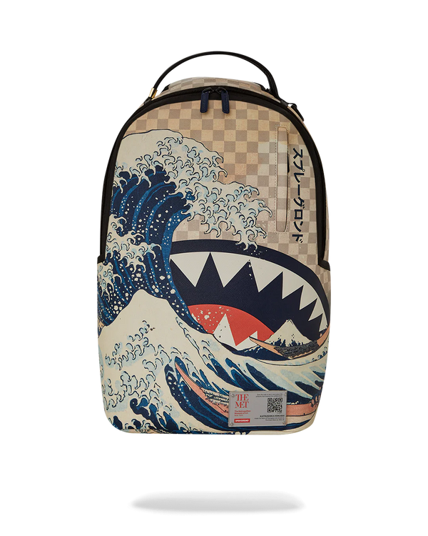 SPRAYGROUND 910B6678-THE MET HOKUSAI GREAT WAVE BACKPACK Designers Closet