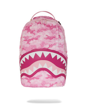 SPRAYGROUND 910B6770NSZ-1 Pink Camo Faux Fur Backpack FURRROCIOUS IN PINK DLXSF BACKPACK Designers Closet