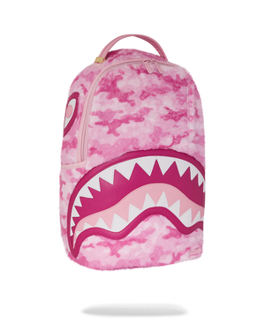 SPRAYGROUND 910B6770NSZ-1 Pink Camo Faux Fur Backpack FURRROCIOUS IN PINK DLXSF BACKPACK Designers Closet