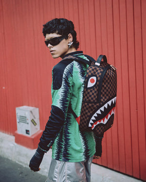 SPRAYGROUND 910B6778NSZ-KYOTOKNIT SHARKS IN PARIS DLX BACKPACK Designers Closet