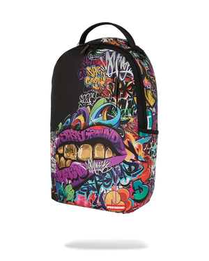 SPRAYGROUND 910B6817NSZ-HALF GRAF LIPS DLXSV BACKPACK Designers Closet