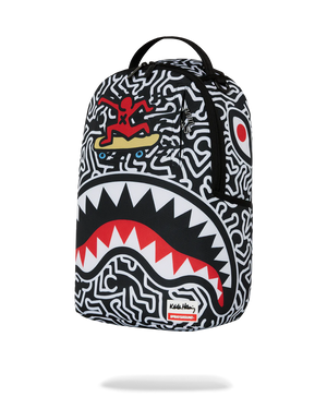 SPRAYGROUND 910B6914NSZ-KEITH HARING SKATER SHARK DLXSR BACKPACK Designers Closet