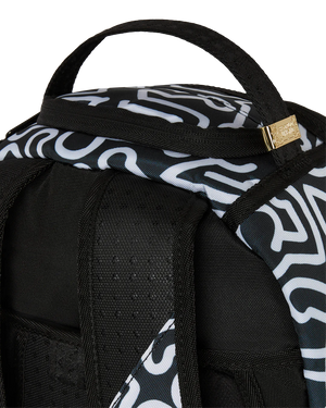 SPRAYGROUND 910B6914NSZ-KEITH HARING SKATER SHARK DLXSR BACKPACK Designers Closet