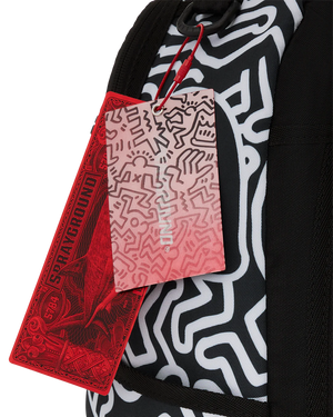 SPRAYGROUND 910B6914NSZ-KEITH HARING SKATER SHARK DLXSR BACKPACK Designers Closet