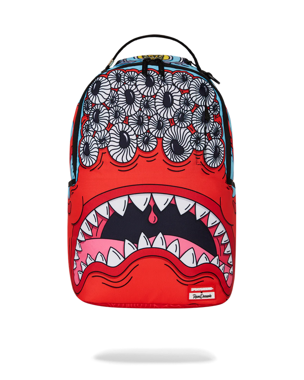 SPRAYGROUND 910B6926NSZ-JORGE RODRIGUEZ THE ARTIST COLLAB BLINKY SHARK BACKPACK Designers Closet