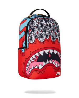 SPRAYGROUND 910B6926NSZ-JORGE RODRIGUEZ THE ARTIST COLLAB BLINKY SHARK BACKPACK Designers Closet